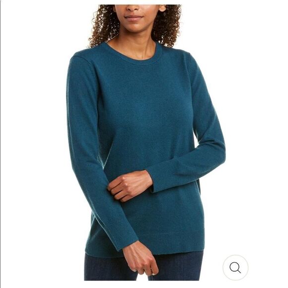 NWT Equipment Rei Wool Blend Crewneck Sweater Teal S - Picture 1 of 7